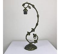 Metal Leaf Table Lamp Base Replacement, Only Resin Lamp Base No Shade 20Inch Height Lamp Base Only Match with 8Inch Shade