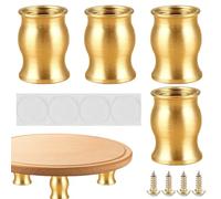 Metal Legs Furniture, Sofa Feet Replacement, Non Slip Heavy Duty Protector Feet for Carpet, Dining Room, Kitchen, Leveling, Noise Reduction, Raising Desk, Bookcase