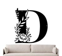 Metal Letter Wall Decor Sign For Home, Rustic Decorative Wall Art Alphabet Sign For Front Door, Living Room, Porch, Patio, Or Balcony, Stylish Hanging Accent For Indoor Outdoor Display