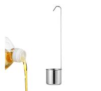 Metal Liquid Funnel - Filtro per bicchiere da vino in acciaio, Sifter per ingredienti secchi | Strumento di riempimento senza fuoriuscite da 10 x 10 cm con filtro fine, accessorio da cucina