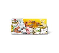 Metal Machines Smash and Crash Dino Playset by ZURU - Playset con pista costruibile con 2 auto Metal Machines, per bambini dai 4 anni in su