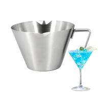 Metal Measuring Cups - Liquid Measuring Beaker, Triple Scale Heat-Resistant Cups | Double Spout Design With Handle, Durevole Stainless Steel Kitchen Baking Coffee Brewing Dosing Mixing Drinks Tool