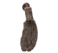 Metal Mesh Bag - English Coin Purse | 1Pcs Twist Lid Gate Top Mesh Chatelaine Coin Purse | English Beggar Bag | Pouch Beggar Funny Collectible Antique Accessory Pouch