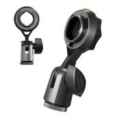 Metal Microphone Holder Universal Adjustable Shockproof Non Slip Clip | Heavy Duty Mount, Secure Grip, Compatible with Most Microphones, Ideal for Podcast, Studio, Home Office, Travel Recording
