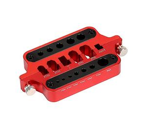Metal Mini T Plug XT60 XT90 Connector Welding Station Soldering Tool Holder for RC Model Car Boat Drone - 1Pc Red