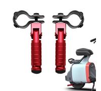 Metal Motorcycle Pedal Rests,Folding Passenger Foot Step Pegs Frame Foot Pedals for Bicycles, Kart, Motorbikes
