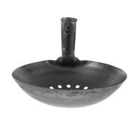 Metal Muck Scooper - Iron Outdoor Shovel Ladle, Dung Cleaning Tool, Sifting Scoop for Mud, Sludge, Debris | Farm, Lawn, Gutter, Well, Path Maintenance Heavy-Duty, Efficient, Comfortable Grip