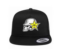 Metal Mulisha x Rockstar OG SKULL Snapback Cappello Nero Limited Edition NEW
