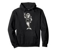 Metal Musica Delfino Rock Musik Heavy Metal Felpa con Cappuccio