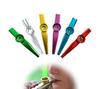 Metal Musical Instruments Kazoo Multipack Flauto Diaframma per Bambini Bomboniere Regali Buono Compagno per Chitarra Ukulele Violino e Tastiera 6 Pz kazoo kazoo strumento musicale ocarina