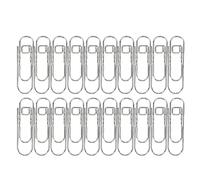 Metal Pen Clips 20 Pack | Electroplated Non - Corroding Pen Holder for Notebooks/Planners | Strong Clamping Force Secures Pens & Papers
