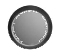 Metal Plates, Outdoor Dinnerware Set, 6,89 x 0,67 pollici, Portable Smooth Design, Rust-Resistant Material, Ideal for Adults, Kids, Travel, Campeggio, Patio, Black/Dark Green