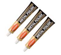 METAL POLISH - Pasta Lucidante, Detergente E Lucidante. Rimuove Ossido E Altri Inquinanti Da Tutti I Metalli. (Acciaio, Cromo, Ottone, Rame, Argento, Alluminio, Ecc) Pulisce Gioielli E Monete.