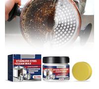 Metal Polish Paste,Pasta di Pulizia per Acciaio Inox,Detergente e Smalto per Metalli,Magical Stainless Steel Cleaning Paste,Rust Remover,Stainless Steel Clean Wax