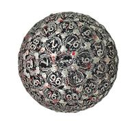 Metal Polyhedral Dice - Single 100 Sided Dice, Metal Dice | Role-Playing Solid Metal RPG Dice, Polyhedral Dice, High Precision Entertainment Tool for Serious Gamers and Collectors