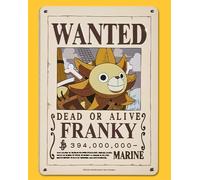 METAL POSTER COLLECTION 7 ONE PIECE DEAD OR ALIVE FRANKY LIMITED EDITION
