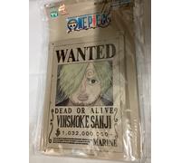 METAL POSTER ONE PIECE TARGA WANTED VINSMOKE SANJI LIMITED EDITION