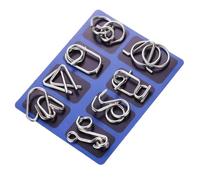 Metal Puzzles for Kids, 8PCS Brain Teaser Educational Wire Puzzles