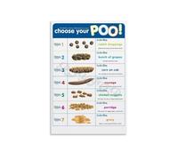 Metal Reference Chart for Stool Types Bristol Stool Scale Informational Sign for Health Education Home Bathroom and Office Decor (8 X 12
