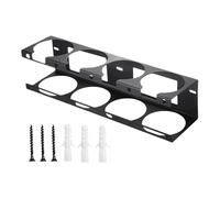 Metal Rod Organizer, Welding Wire Holder System, Wall Mounted Iron Rack with Secure Slot Structure, Compact Workshop Storage Unit, Industrial Style Utility Design, Construction Tool Accessory for Home