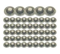 Metal Roof Screw Caps, 50-Piece Roofing Supplies, Protective Bolt Covers