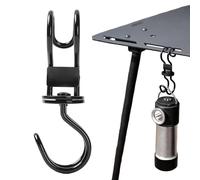 Metal S Hooks, 360 Degree Utility Hooks, Heavy Duty Hanging System with Strong Load Bearing Design, Sturdy Stainless Steel Structure, Multi Purpose Outdoor Hook Style, S Hook for Camping BBQ Use
