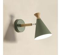 Metal Shade Wall Sconce, Modern Bedside Wall Lights Reading Lamps Compatible with Bedroom Bedside Living Room Study Library Indoor Lighting Fixtures,Plafoniera Lampadario Da Soffitto