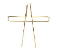 Metal Sheet Music Clip | Sturdy Book Holder for Piano Guitar Violin Practice | Secure Page Holder for Music Books, Textbooks & Cookbooks (Gold)