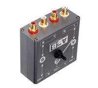 Metal Shell 3.5Mm Music Switcher con 3.5mm e Ingresso per Clear Routing senza bisogno di alimentazione Scambiatore Suono Stereofonico Passivo Selettore Suono Stereofonico Cambiamento Sorgente