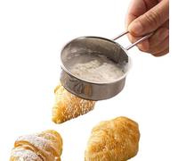 Metal Sieve - Kitchen Sieve | Fine Mesh Strainer | Sieve Fine Mesh For Farina e Sugar, Farina Sifter per Baking e Cooking, Strainers Fine Mesh For Powdered Sugar Shaker