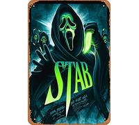 Metal Sign - Stab Scream Horror Movie Tin Poster 30,5 x 20,3 cm