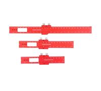 Metal Slide Ruler Inch Metric T Tipo T CNC Scribing Alluminio Lavoro in legno Regola 16 20 30 cm