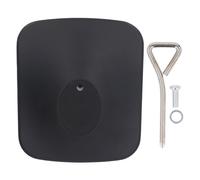 Metal Speaker Stand for KEF LSX II Wireless HiFi Speaker, Desktop Speaker Stand with 15 Degree Tilt, Non Slip Vibration Reduction Mount Holder for Computer Desk Shelf (Nera)