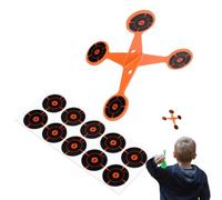 Metal Spin Targets with 10 Paper Accurate Sheets Reactive Portable