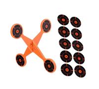 Metal Spinner Target, Heavy Duty Auto Reset Training, Thickened Outdoor Practice Spinner for Backyard Field Sports, Club Range Durable Reactive, Target System
