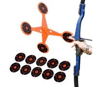 Metal Spinner Target, Heavy Duty Auto Reset Training, Thickened Outdoor Practice Spinner for Backyard Field Sports, Club Range Durable Reactive, Target System
