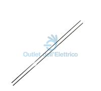METAL SPOT 00067 COPPIA TUBI CM.95 CROMO