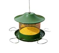 Metal Squirrel-Proof Bird Feeder - Weather-Resistant Large Outdoor Feeder for Yard, Patio, Porch, Pathway, Park, Lawn, Ideal for Attracting Wild Birds, Hummingbirds, Finches, and Sparrows