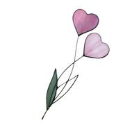 Metal Stake Flower Heart - Inserzione Del Giardino Segno Di Decorazione Del, Del Cuore In Metallo Colorato | Ornament Giardino Impermeabile Resistente Alla Corrosione Per La Pentol