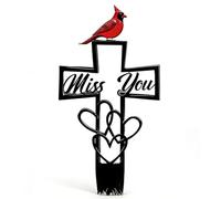 Metal Stake for Grave - Graveside Remembrance Sign, Large Vertical with Powder Coat, Rust Proof Iron, Weatherproof Cut, for Women Men Planners, Low-Effort Upkeep Option