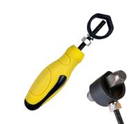 Metal Stamping Tools - Metal Steel Stamp Holder, Jewelry Metall Stamping Tools, Punch Holder Tool,Security Holderr Marking Punch With Yellow Rubber Handle For Men Women Metals Working