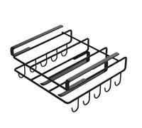 Metal Storage Rack - Compact Cutting Board Holder, Cookie Sheet Organizer Stand, Non-Slip Durablee Kitchen Countertops Cabinet Organizer | for Baking Pan, Chopping Boards, Trays, Platters, Serving
