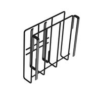 Metal Storage Rack - Compact Cutting Board Holder, Cookie Sheet Organizer Stand, Non-Slip Durablee Kitchen Countertops Cabinet Organizer | for Baking Pan, Chopping Boards, Trays, Platters, Serving