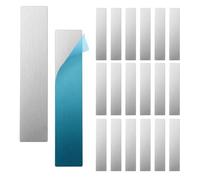 Metal Strips for Magnets,20-Piece Strong Hold Rectangular | Metal Strips with Adhesive Backing - for Vent Wall Cabinet Kitchen Door Projects Home Workshop Garage