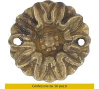 Metal Style Borchia Ottone 45230.023 OttonatoAntico Pezzi 50 452300230003