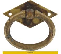 Metal Style Maniglia Antichizzata 12321 mm 50x45 OttonatoAnt. Bl. 6 BLGHU1977