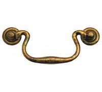 Metal Style Maniglia Snodata Ottone Antico 64 2030 Ms - MG2030GD