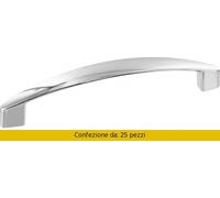 Metal Style Maniglia Un17 Mg 23448 mm 128 Cromo Lucido Pezzi 25 UN17MG23448