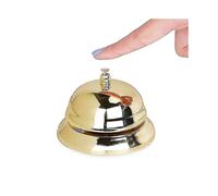 Metal Table Bell, Restaurant Kitchen Hotel Service Or Pet Training Bell, Golden Color