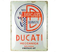 Metal Tac Signs 3D "Ducati Servizio Meccanica" 3040cm